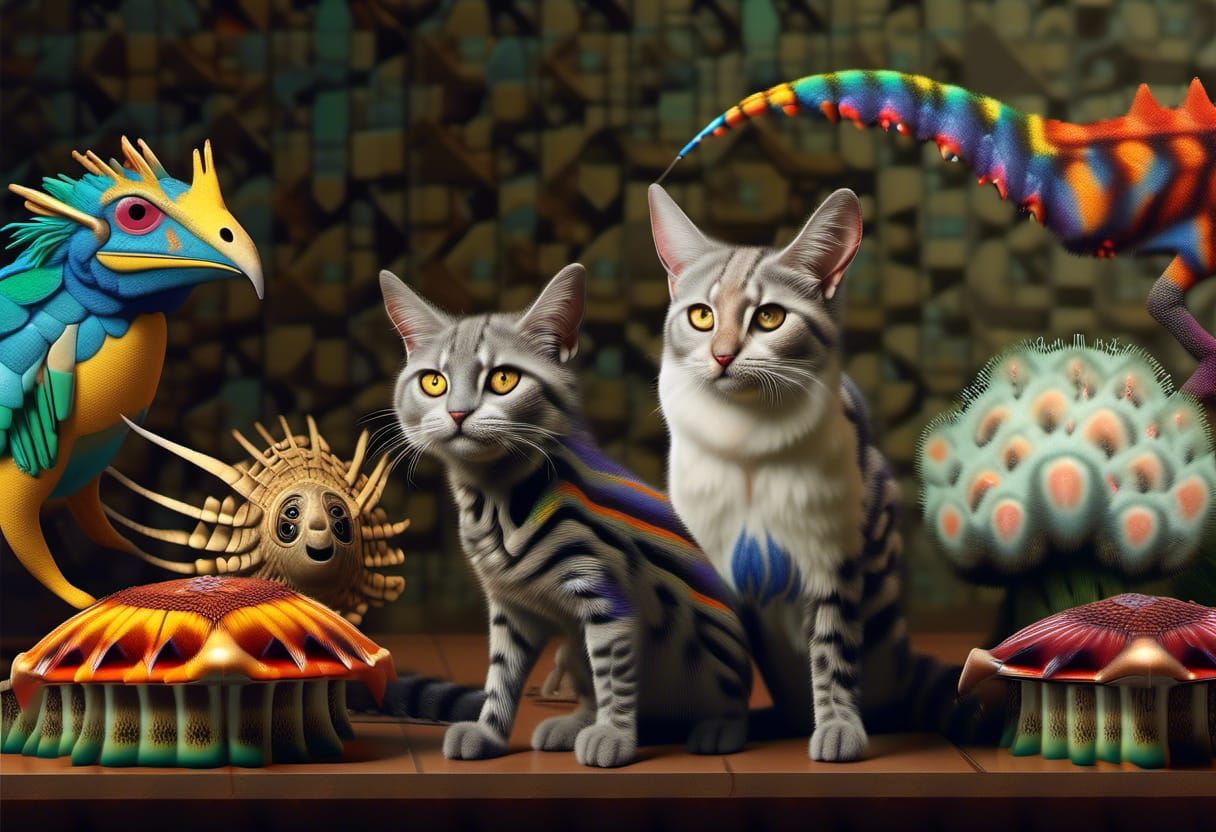 Exotic Creatures in a Bizarre Magical Realism Style