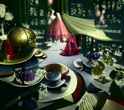 Masquerade Tea Party on the Orient Express