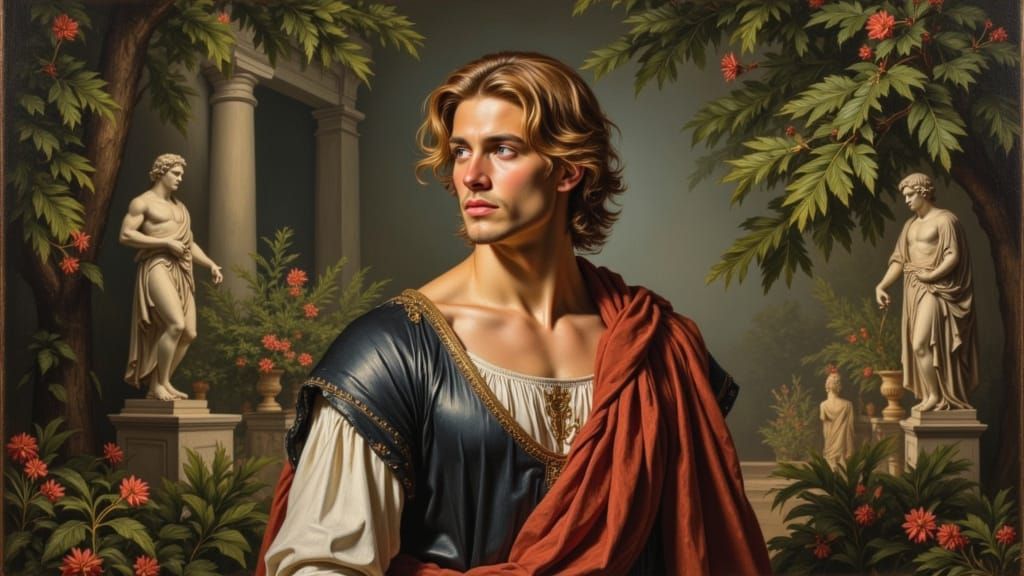 Tommaso dei Cavalieri Portrait in Renaissance Style