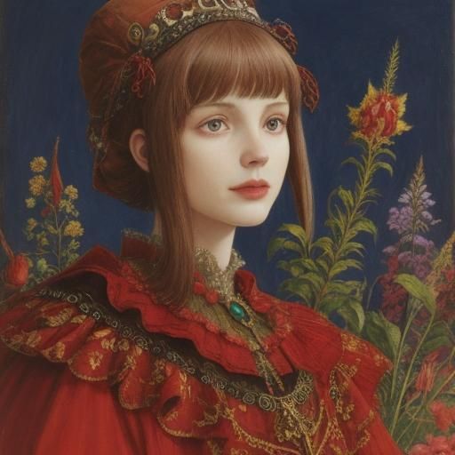 Evocative Symbolist Dreamscape