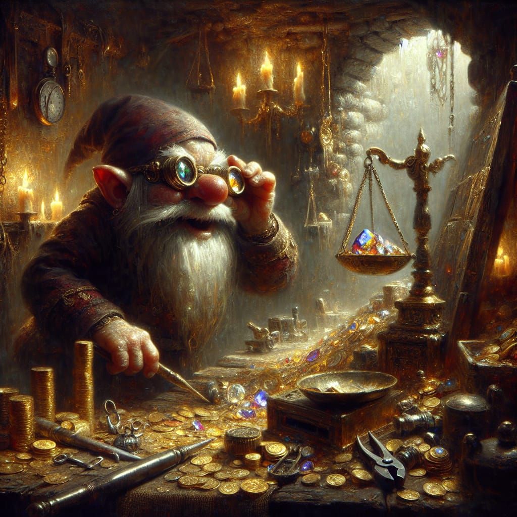 Gnome Connoisseur in a Secret Lair
