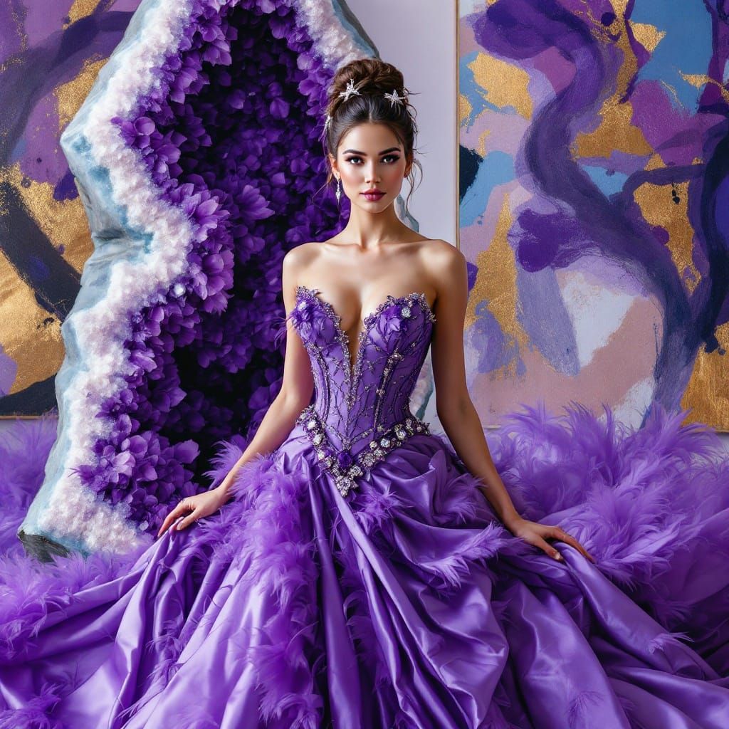 Gems, Art & Fashion - Amethyst Purple II