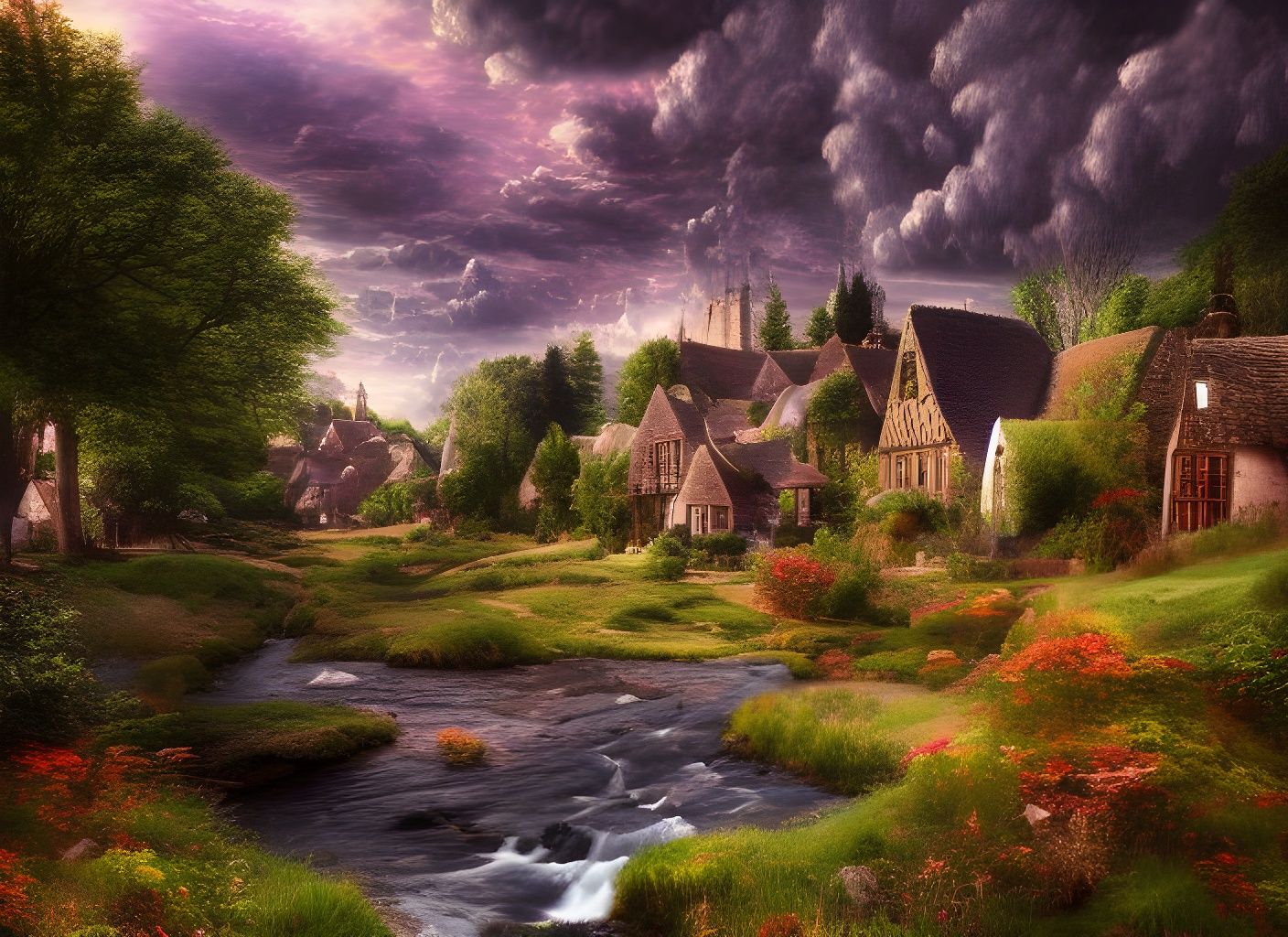 Ancient villages in the world {England}