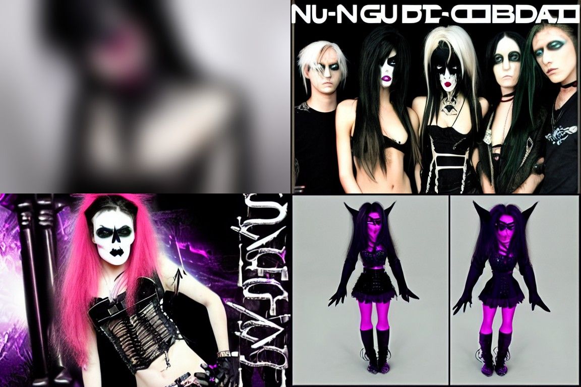 Nu-Goth Visual Aesthetic