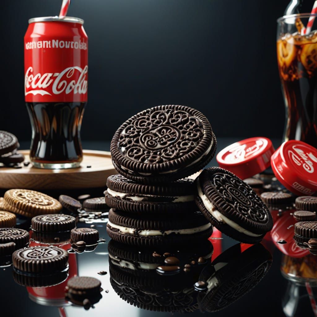 Oreo Coca-Cola Filling: Cinematic Still