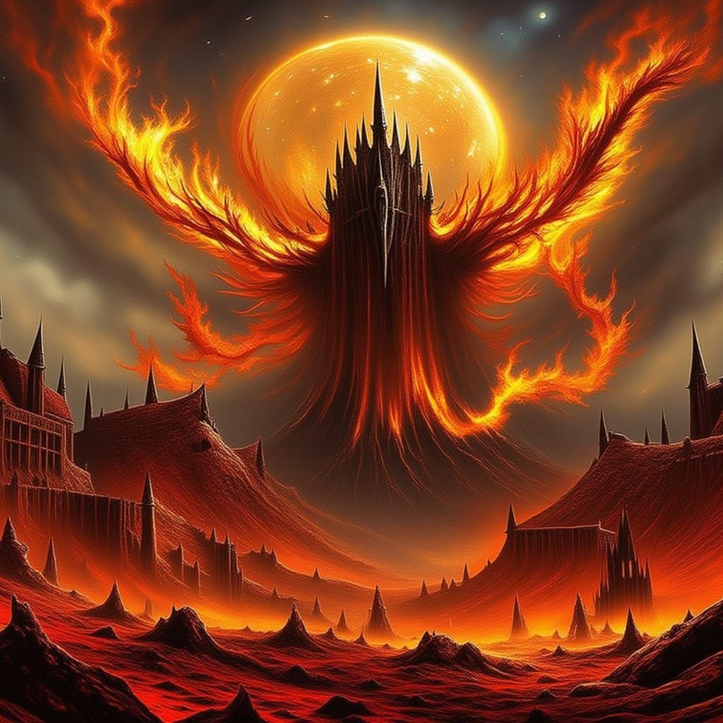 Flame-Blooded Quadrupeds Galloping as Impasto Painting