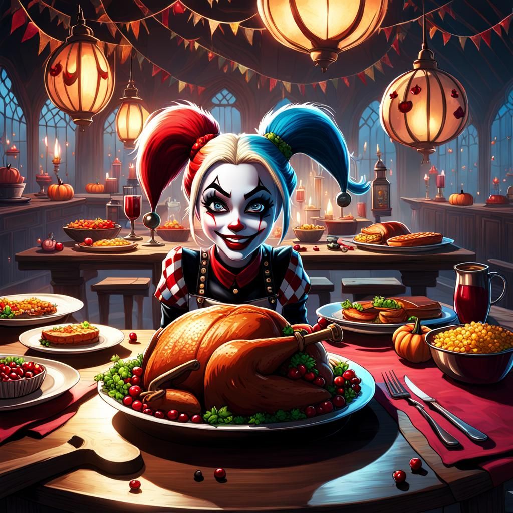 " Harley Quinn Thanksgiving "