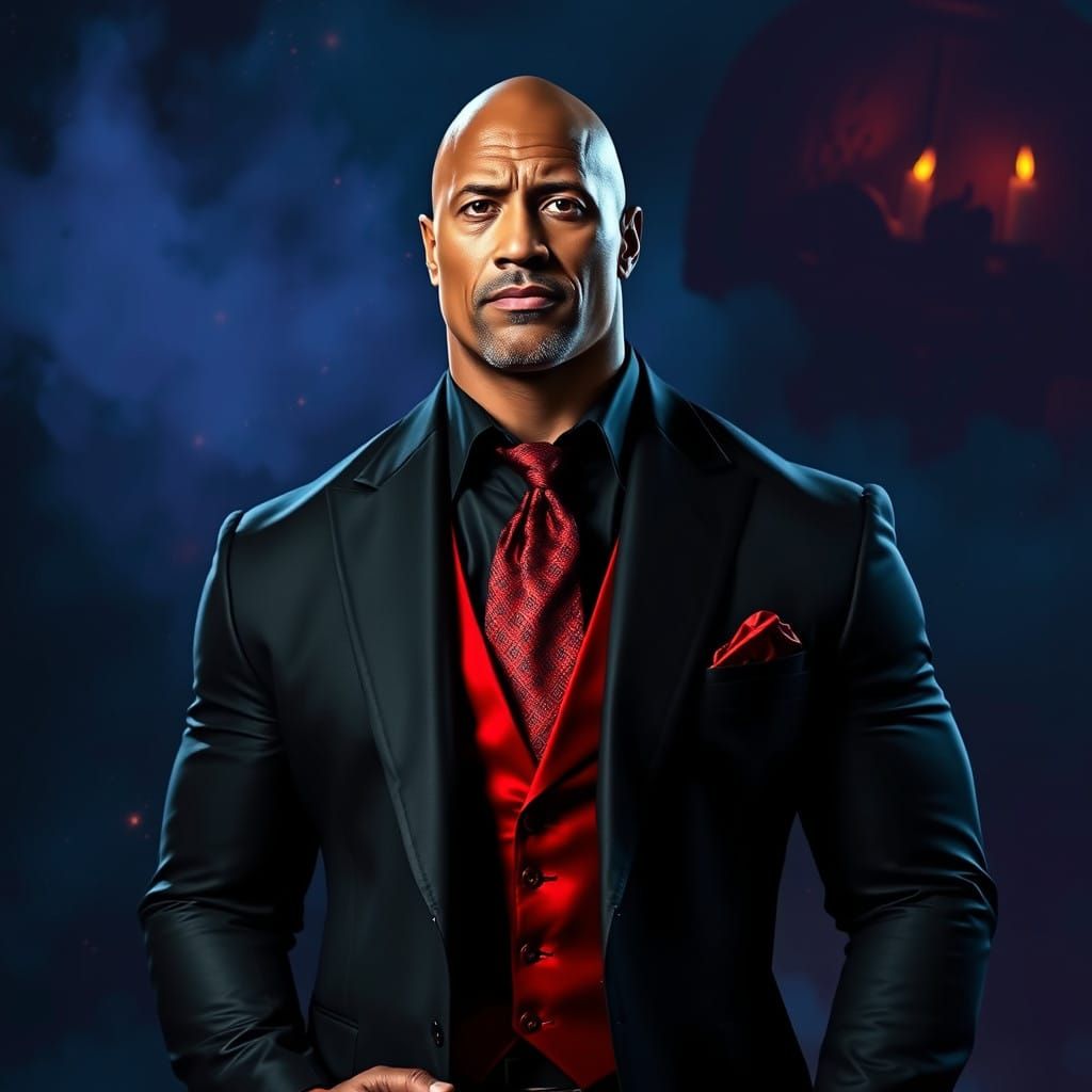 Shiny Star in Opulent Black and Orange Formal Attire