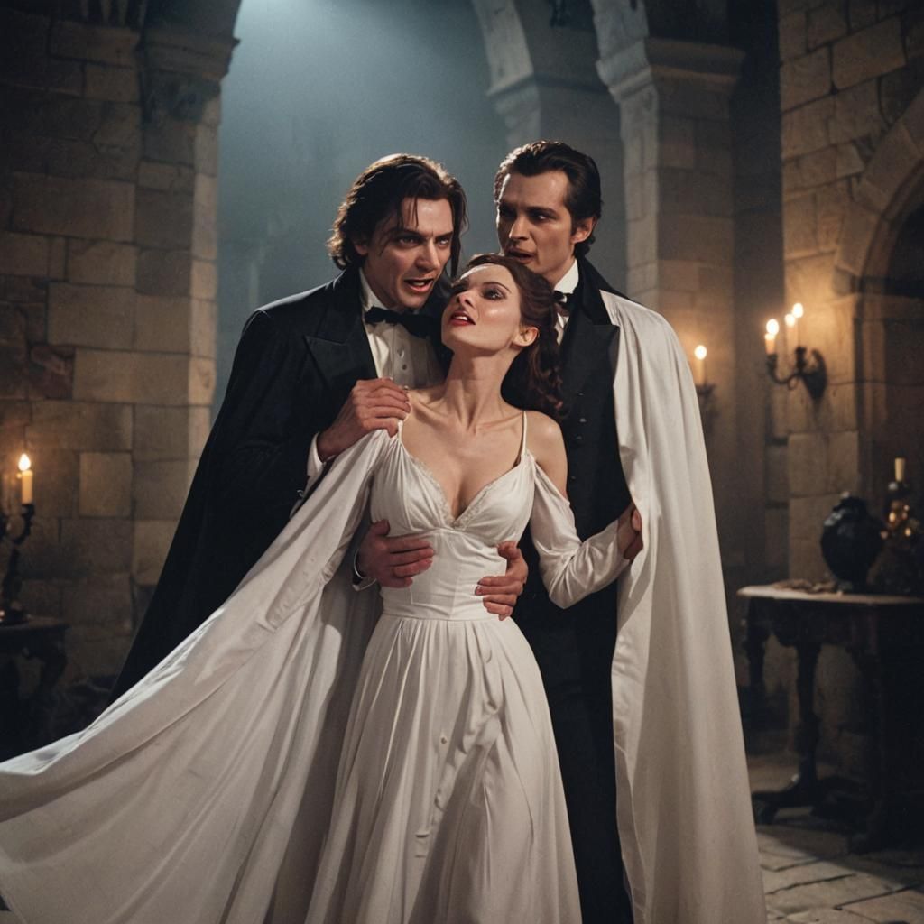 Vampire's Kiss: Cinematic Castle Bedroom Scene