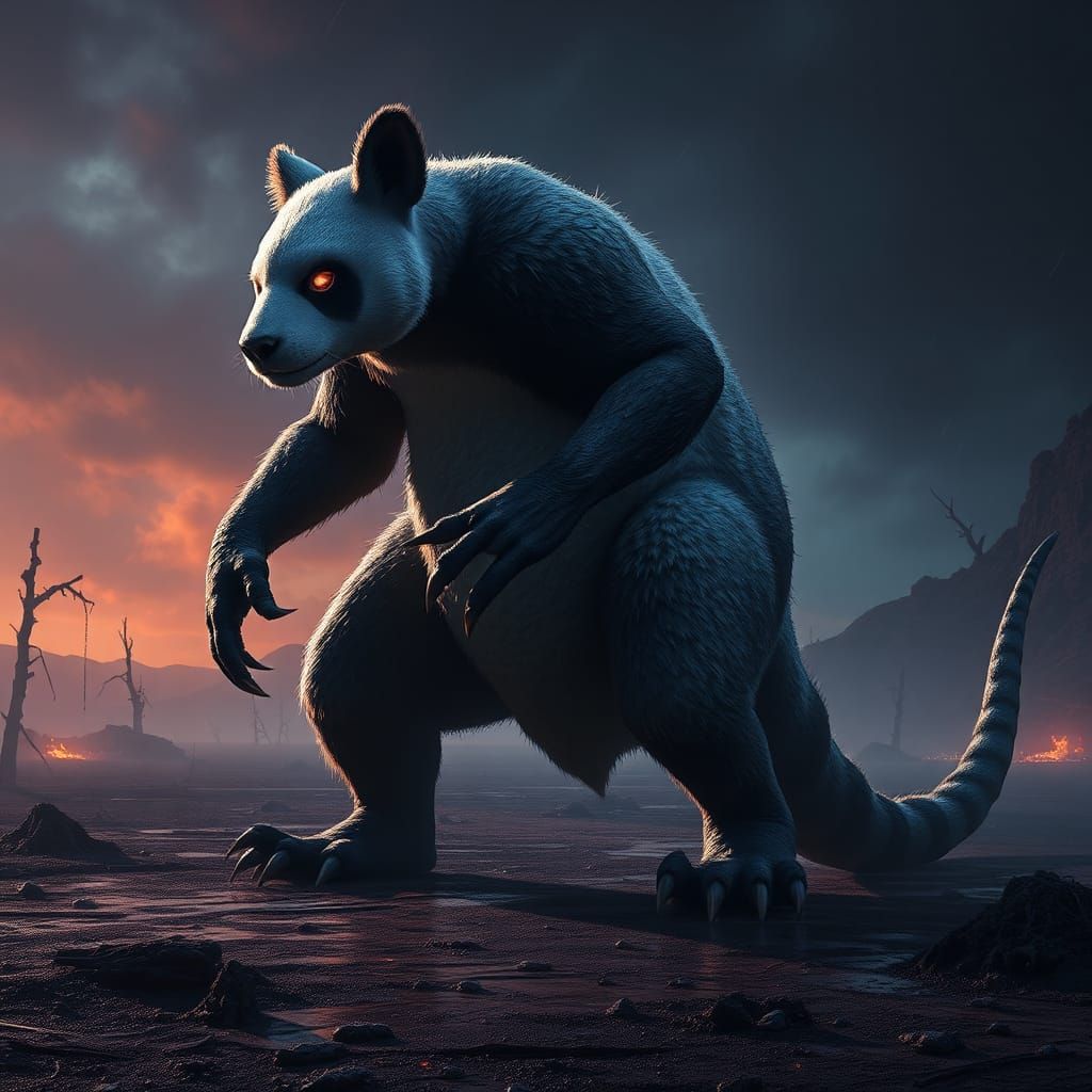 A monstrous, hybrid creature