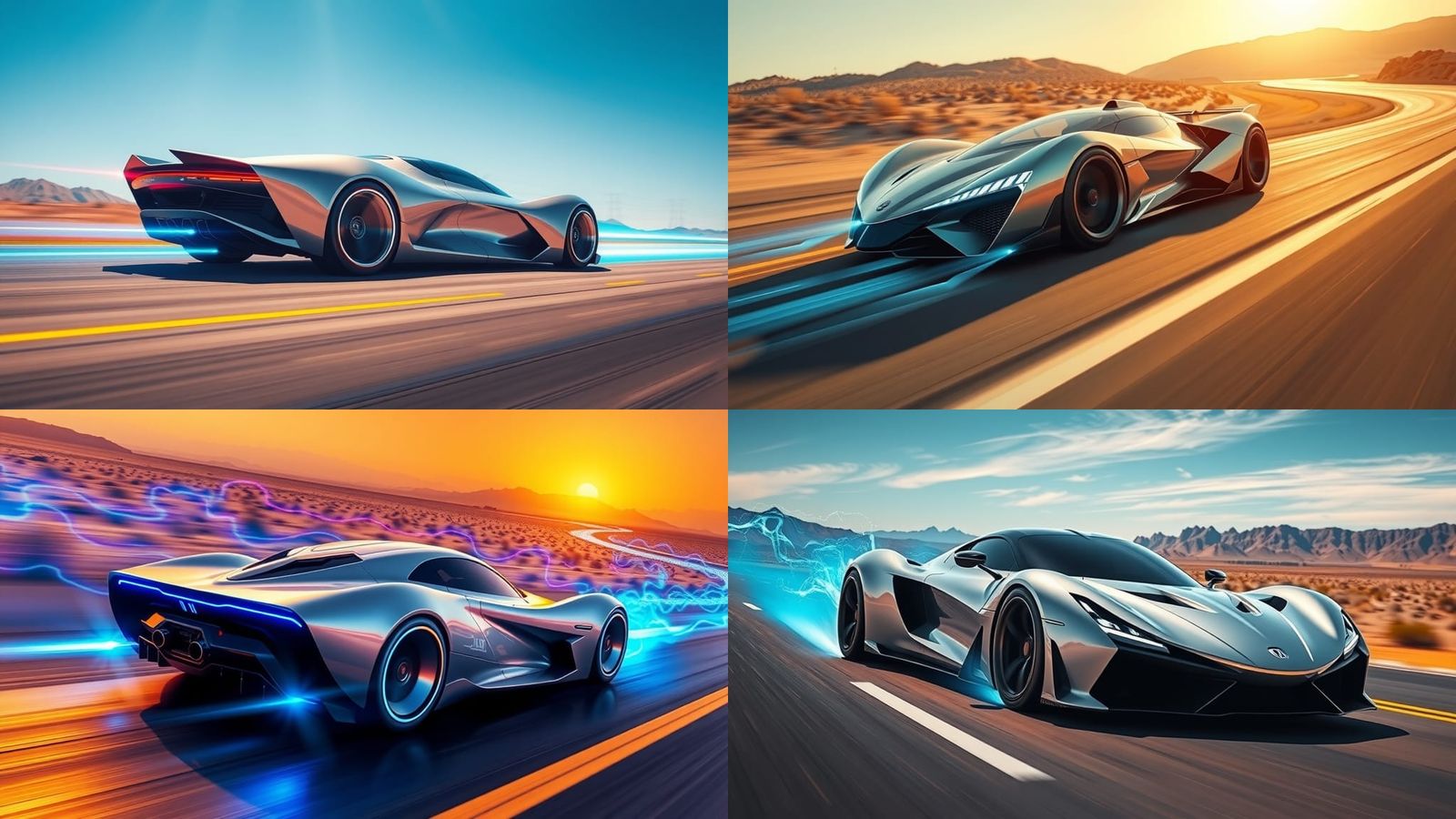 Futuristic Supercar Breaks Sound Barrier on Highway