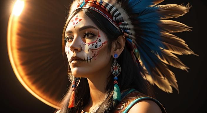 powerful indian woman