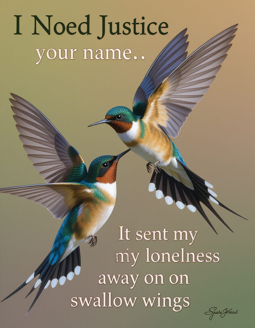 Loneliness Vanishes on Swallow Wings