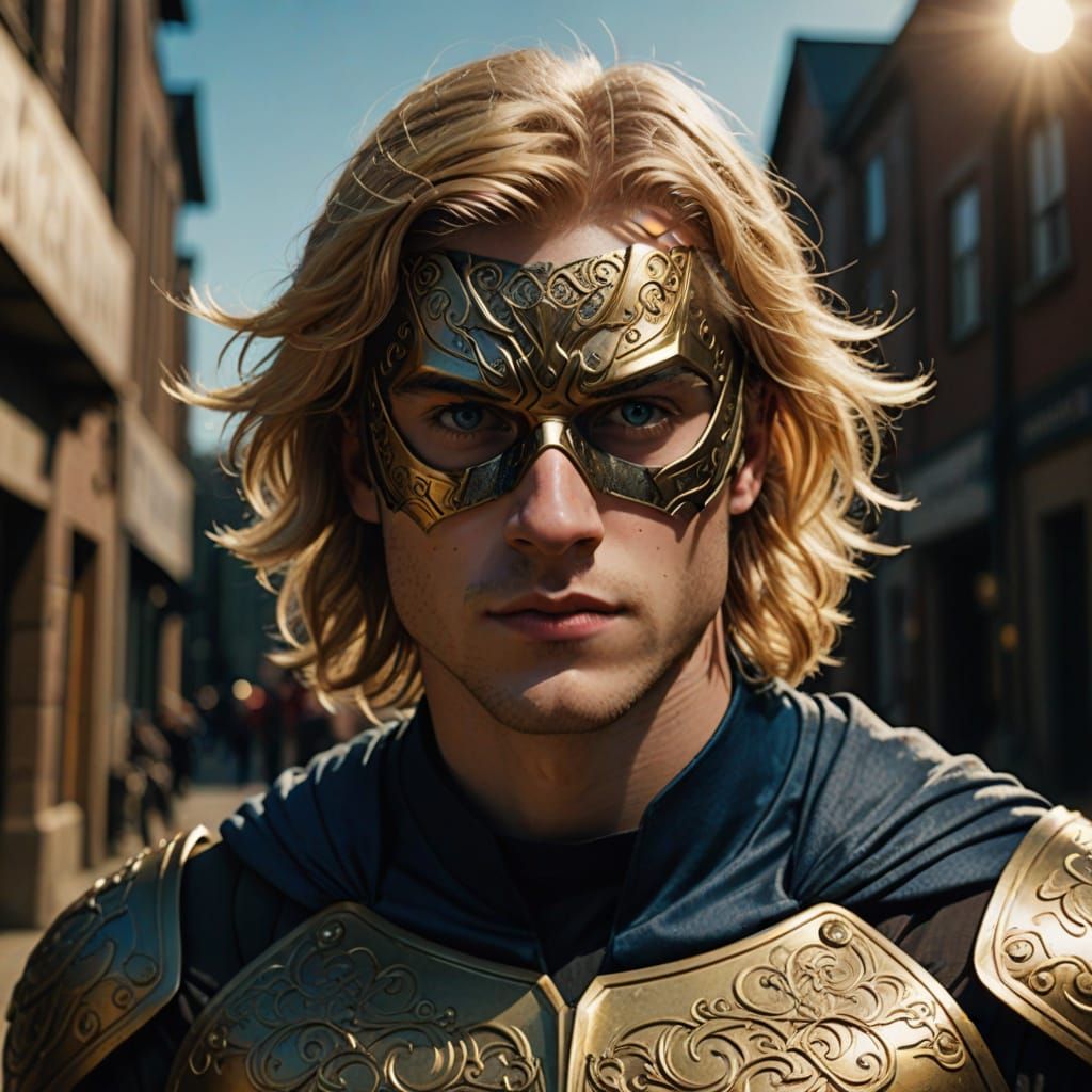 Irish Warrior Superhero: Hyperrealistic Cinematic Portrait