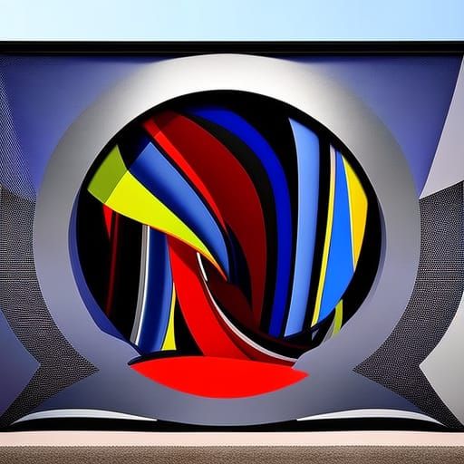 Timeless Love: Abstract Pop Art Realism in Vivid Colors