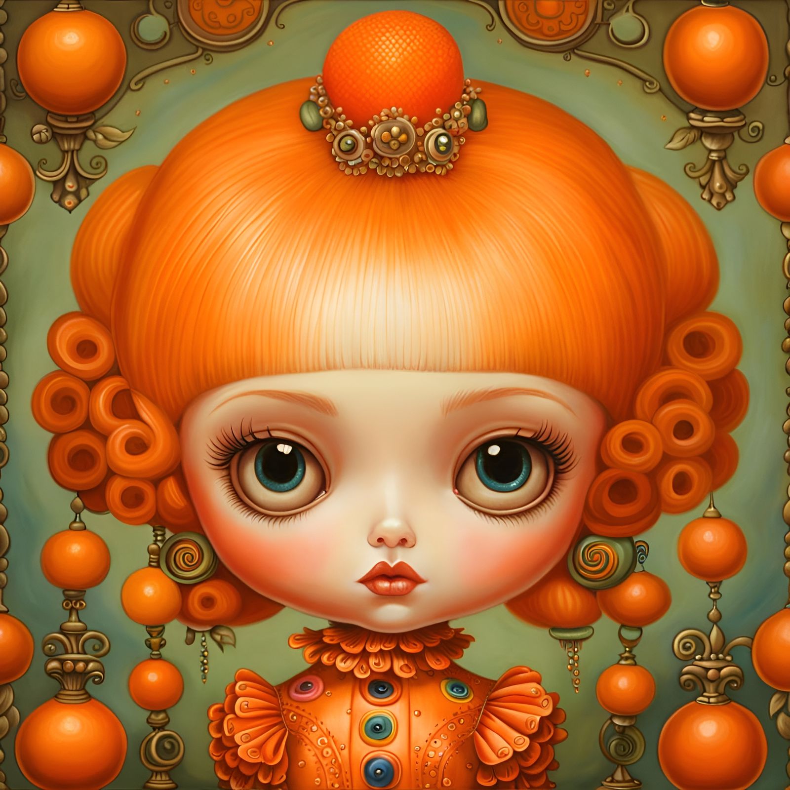 The Orange Doll (pop surrealism / lowbrow art) – Mark Ryden ...