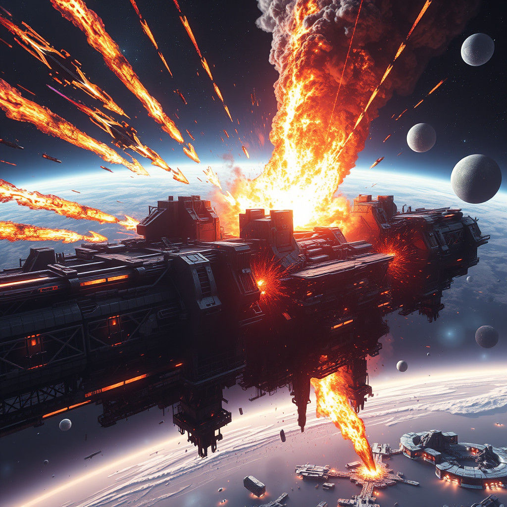 Cataclysmic Reactor Overload at Mining Station