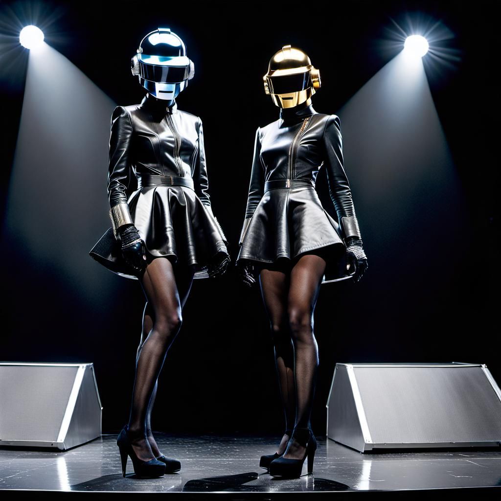 Daft Punk Fashion Concert Photo