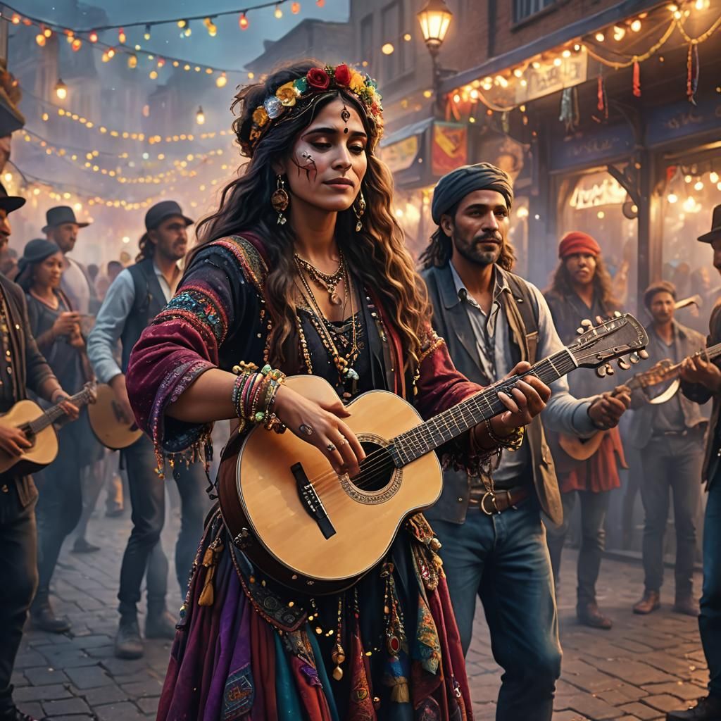 Gypsy Buskers at Misty Street Festival