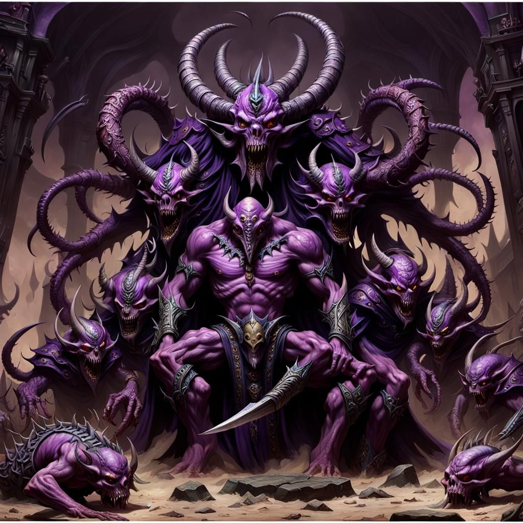 Daemon of Slaanesh: Dark Fantasy Concept Art
