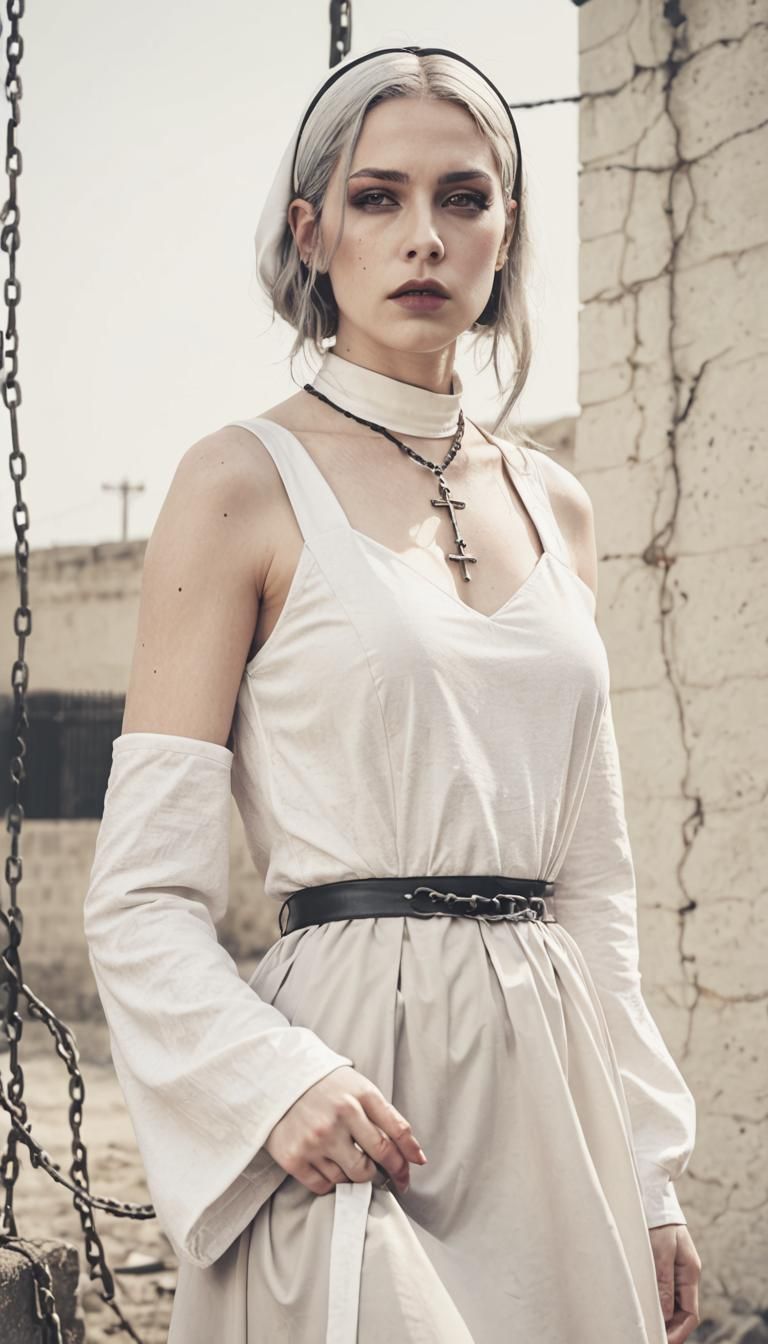 Nun Imprisoned: Dark Academia Film Still