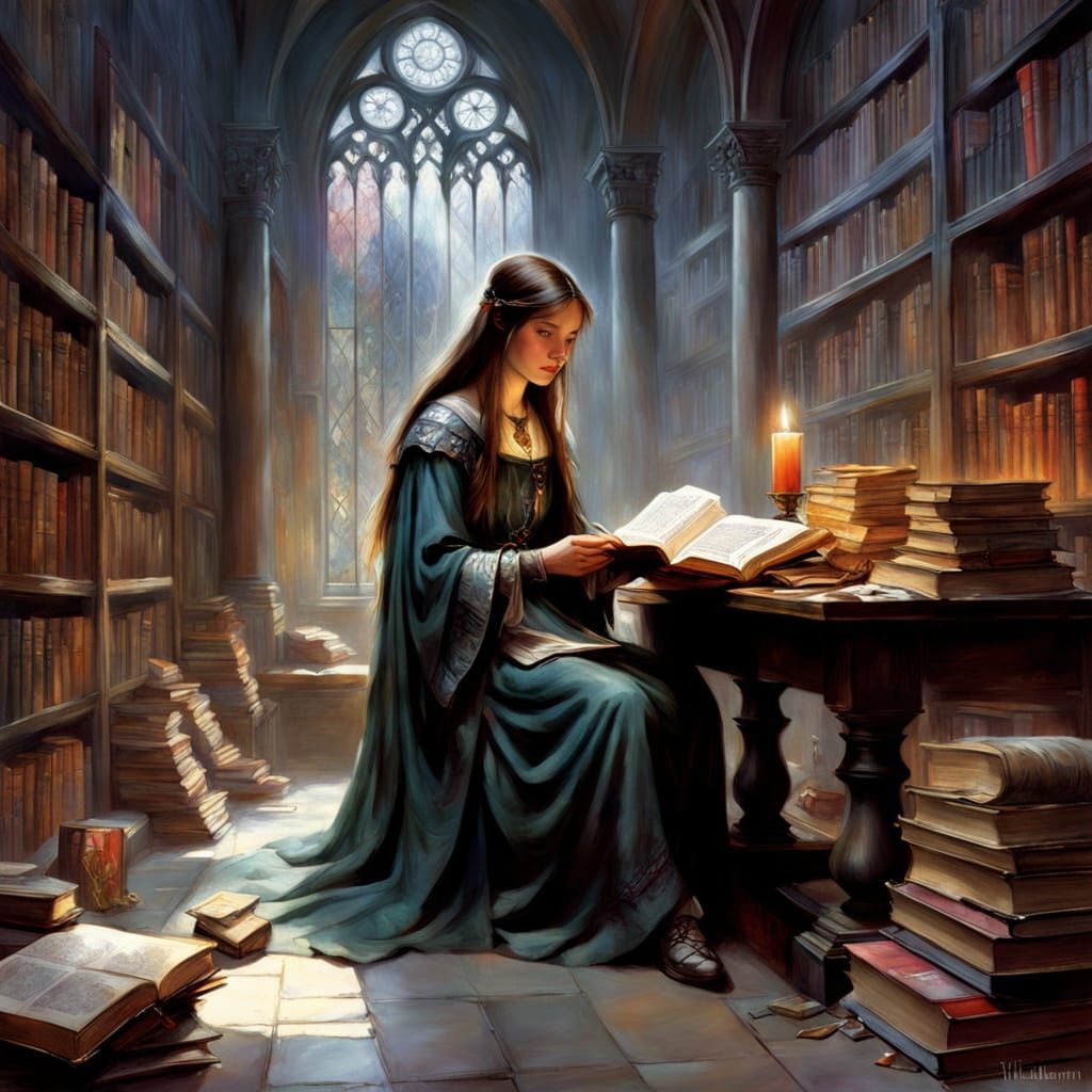 Mysterious Sage in Forgotten Medieval Library