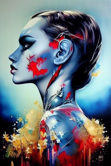 Water in Comic Art Style