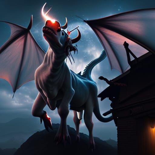 The mighty cow dragon!