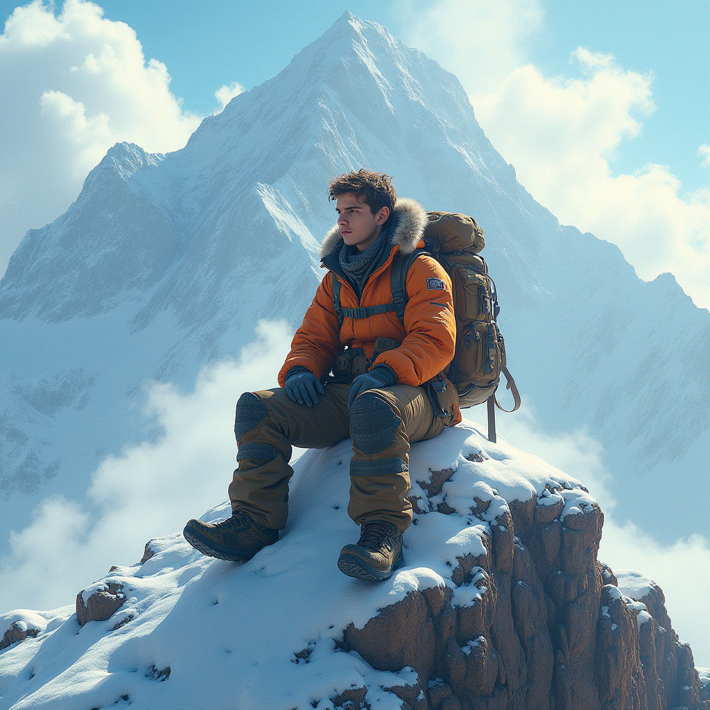 Mount Everest Summit: Fantasy Concept Art