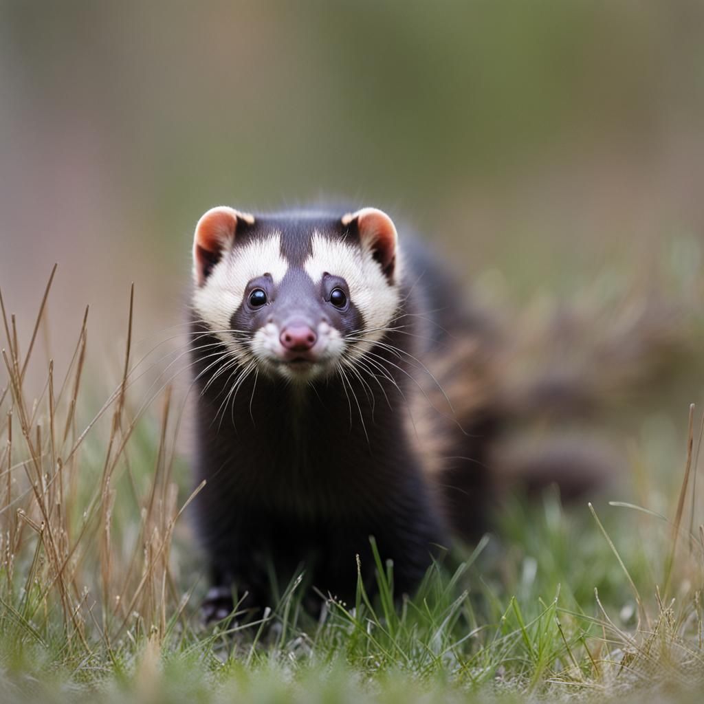 AI Generated Image of a Polecat