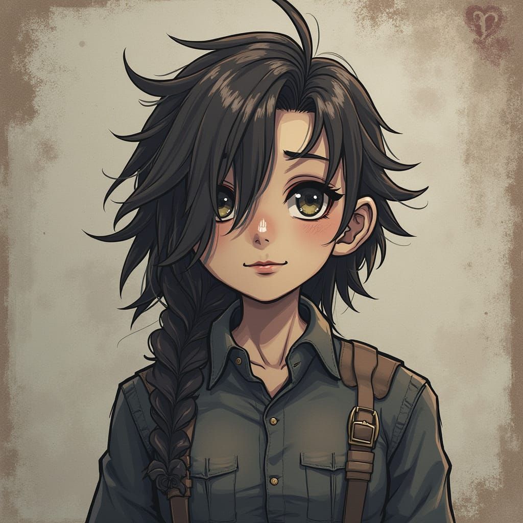 Abstract Female Form in Digital Oil Painting