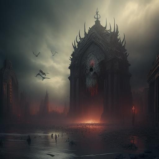 Epic Apocalyptic Landscape in Digital Matte Painting