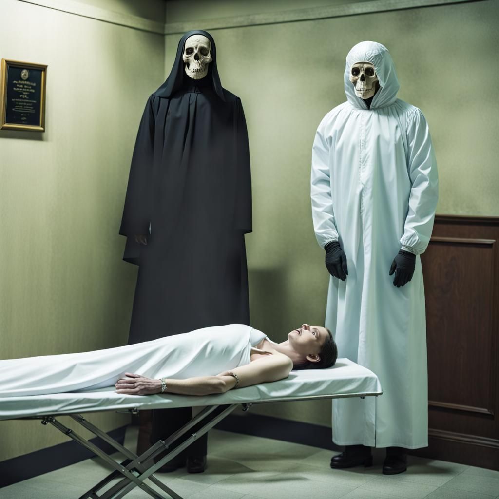 Mortuary Scene: Body and Spirit