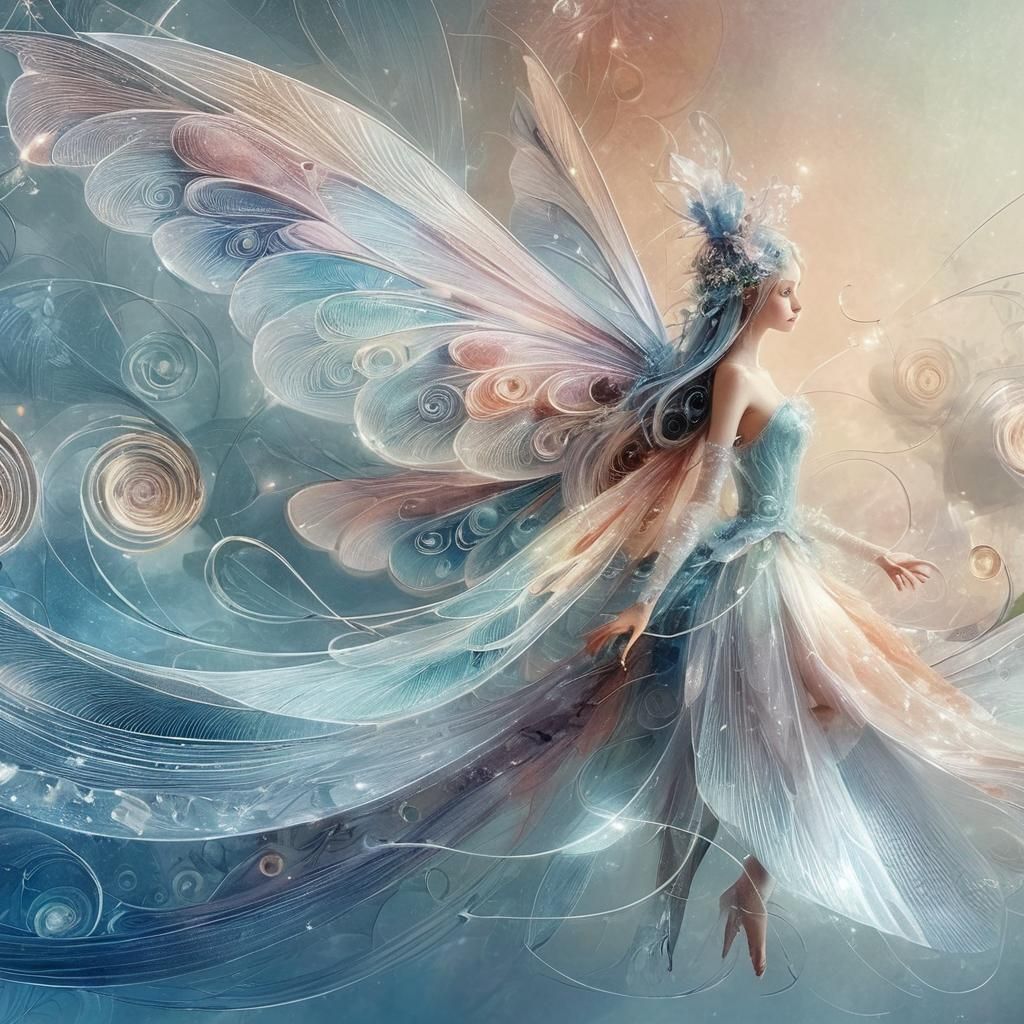 Whimsical Fairy Illustration