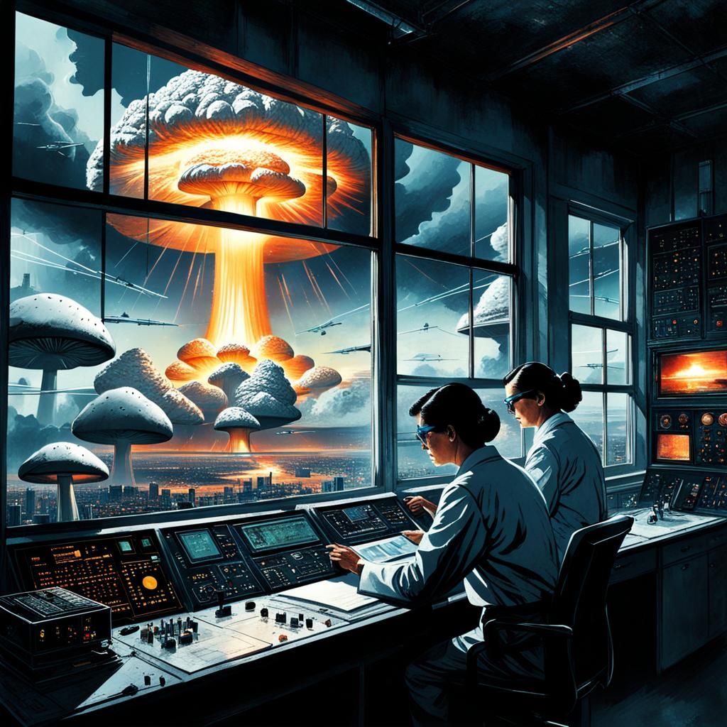 Mad Scientist's Lab: A Sci-Fi Illustration