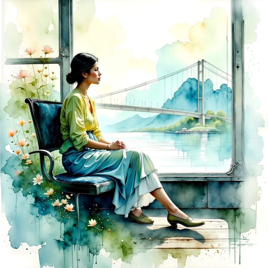 New York State of Mind Watercolor