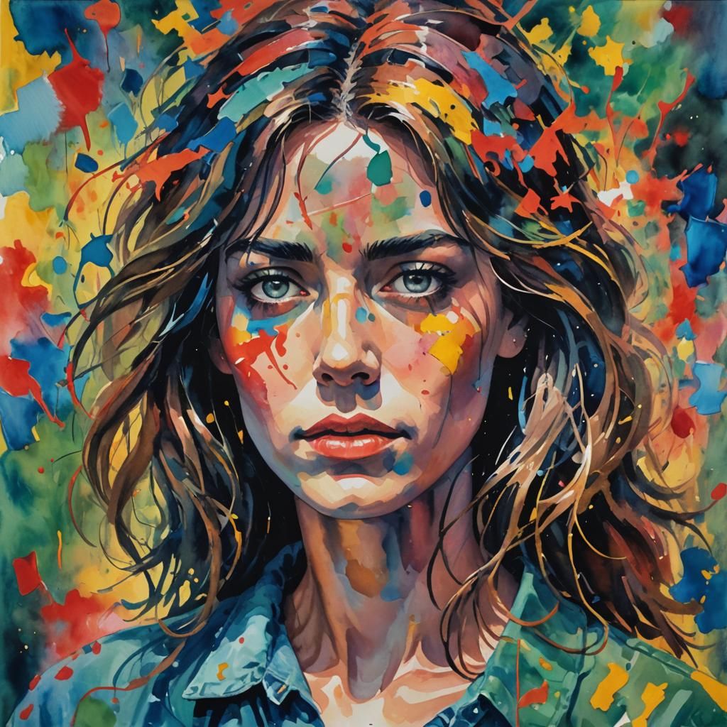 Mental Health: Museum Epic Gouache Impressionist Masterpiece