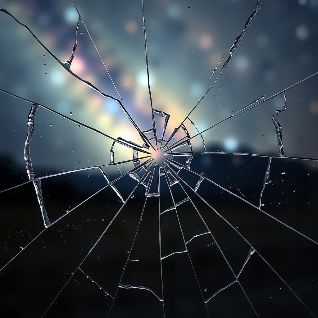 Realistic Universe Through Broken Glass