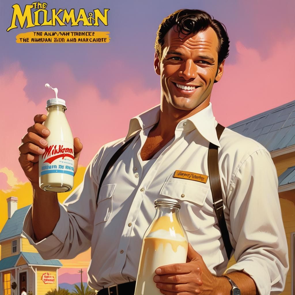 Retro Pulp Cover Art: The Milkman