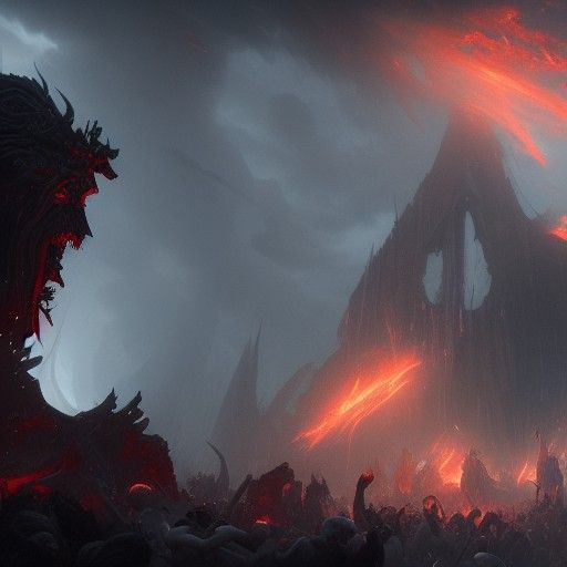 Hades: Greek God of Death in Dark Fantasy Art