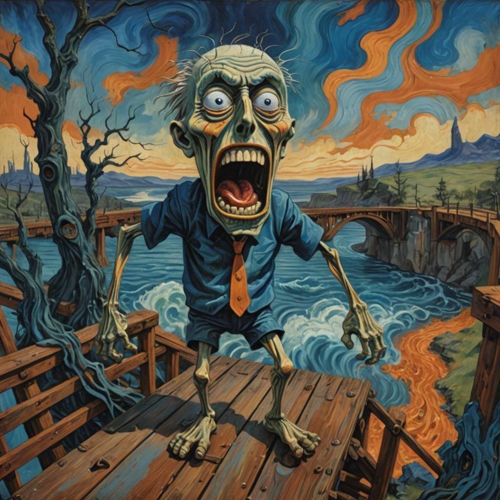 Emotive Mantis Scream on Twisted Bridge