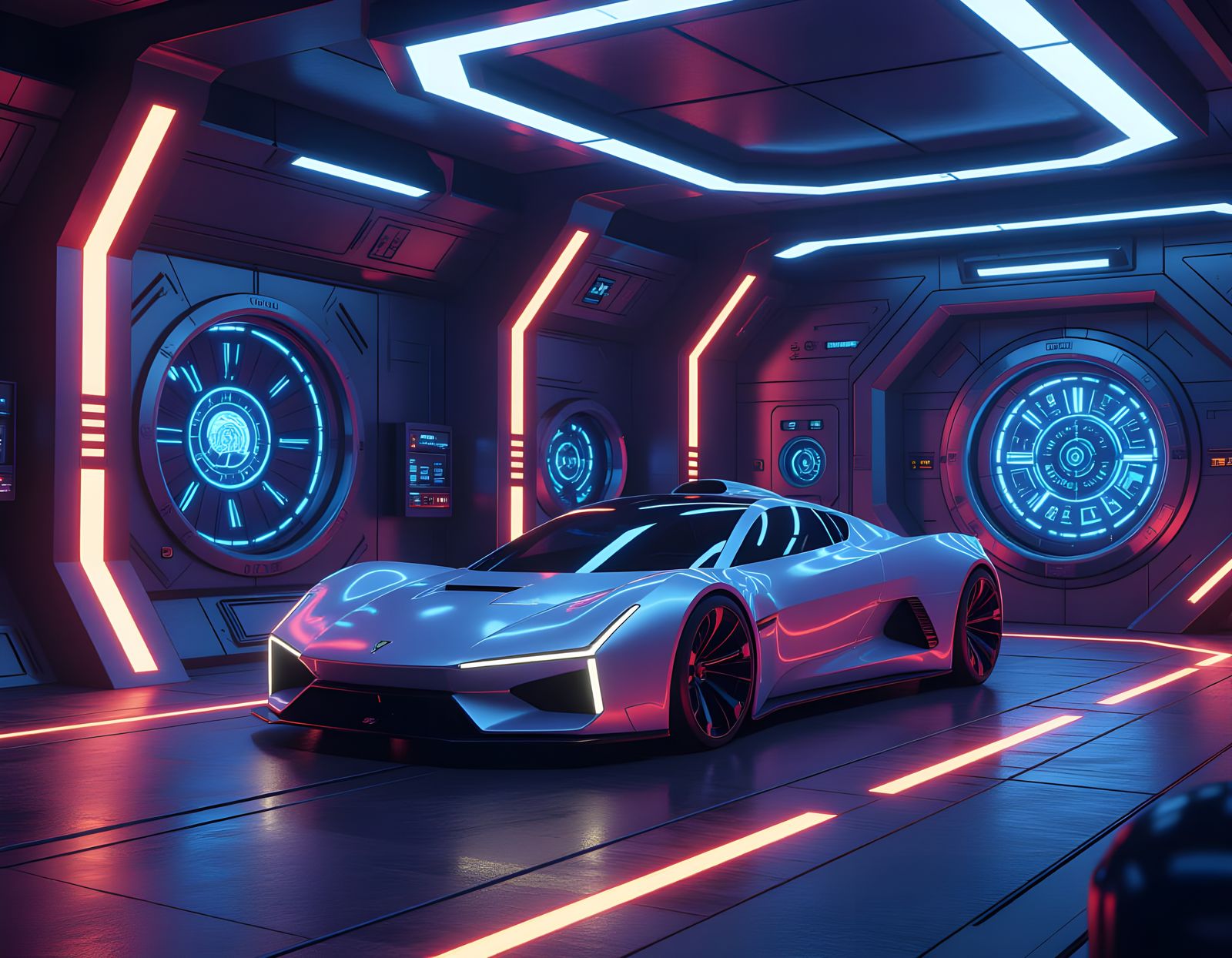 Simple 3D Render Generated by AI