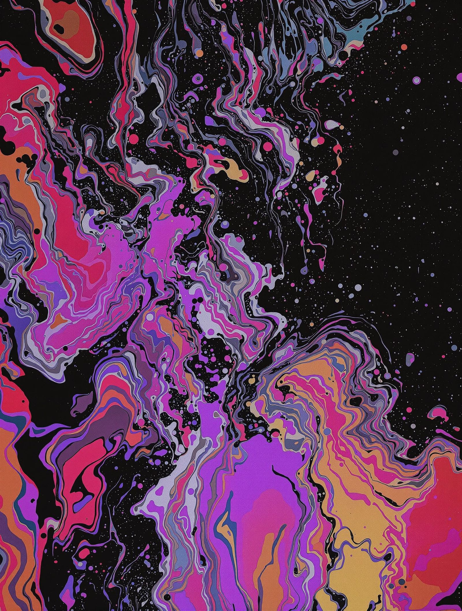 Abstract Nightmarish Surfaces with Generative Depth