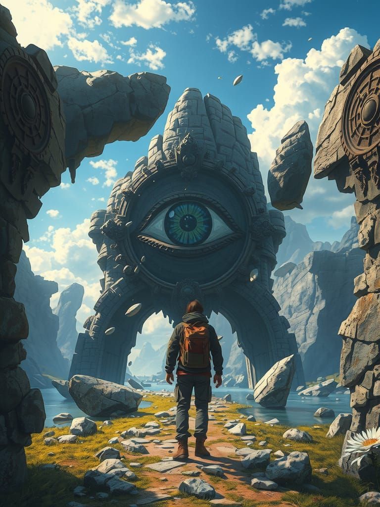 Fantastical Landscape: The All-Seeing Stone Archway