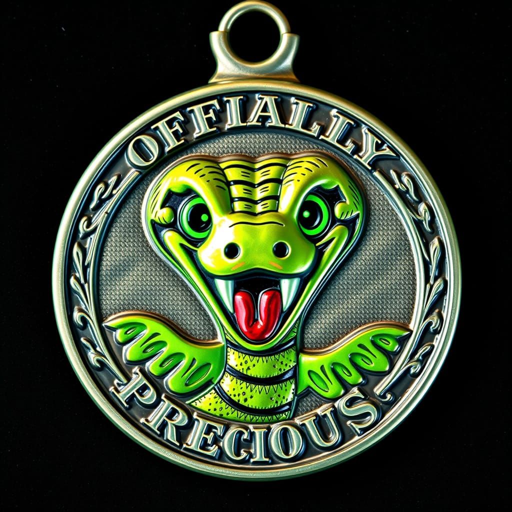 (top text: "OFFICIALLY") (bottom text: "PRECIOUS") , , vinta...