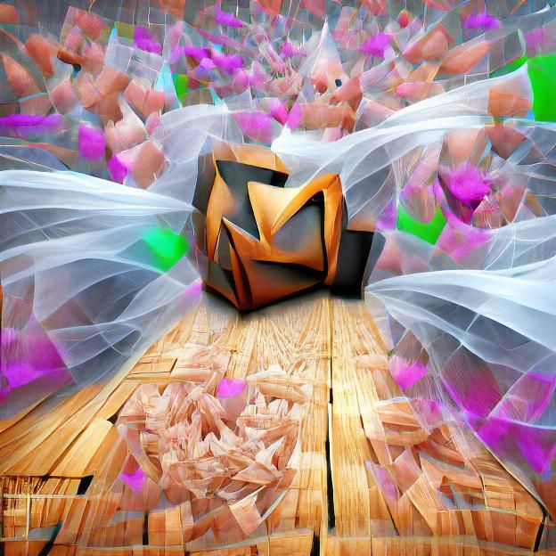 Bowling Ball Strikes Pins on Shiny Lane