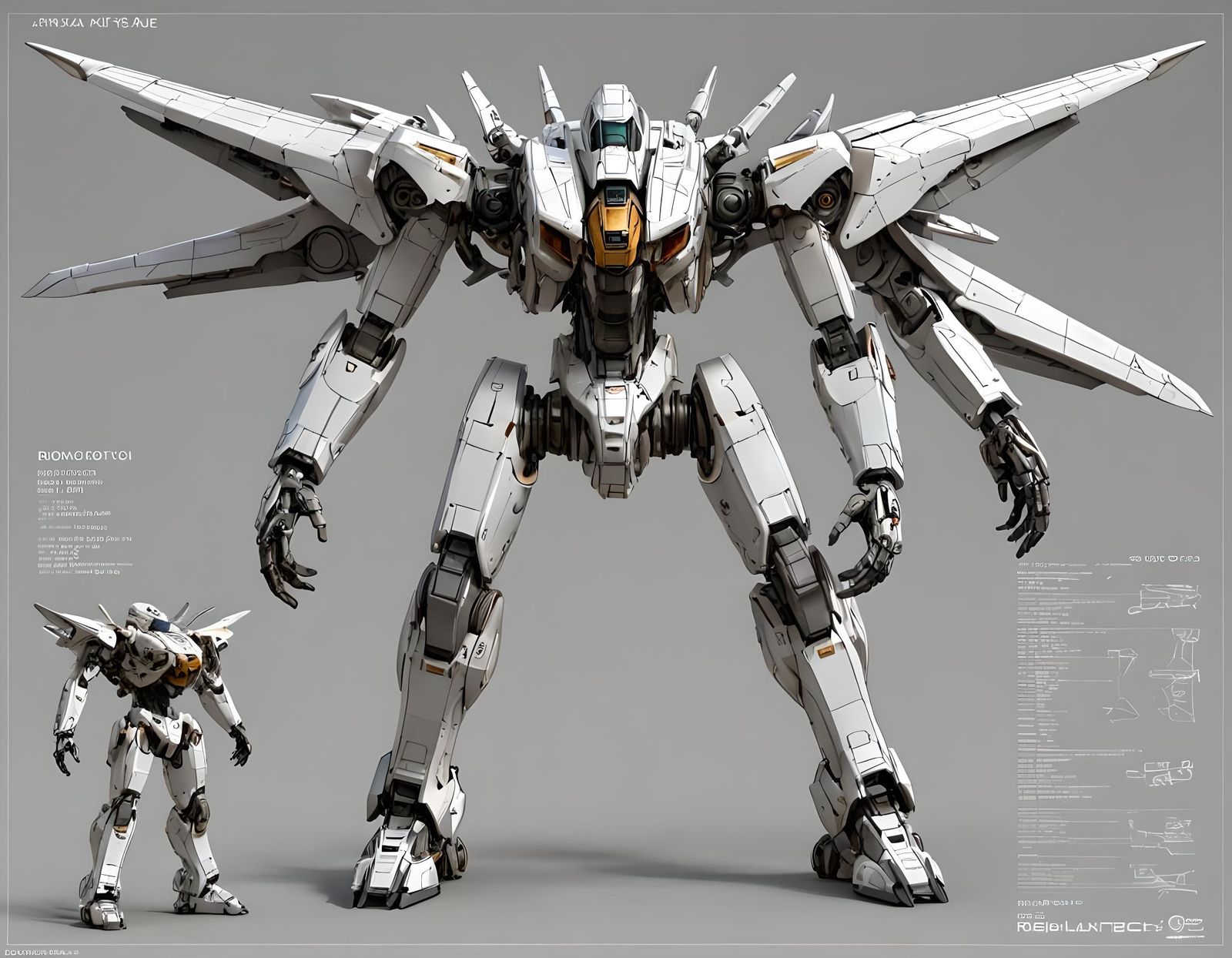 Robotech Airplane Mech Technical Readout