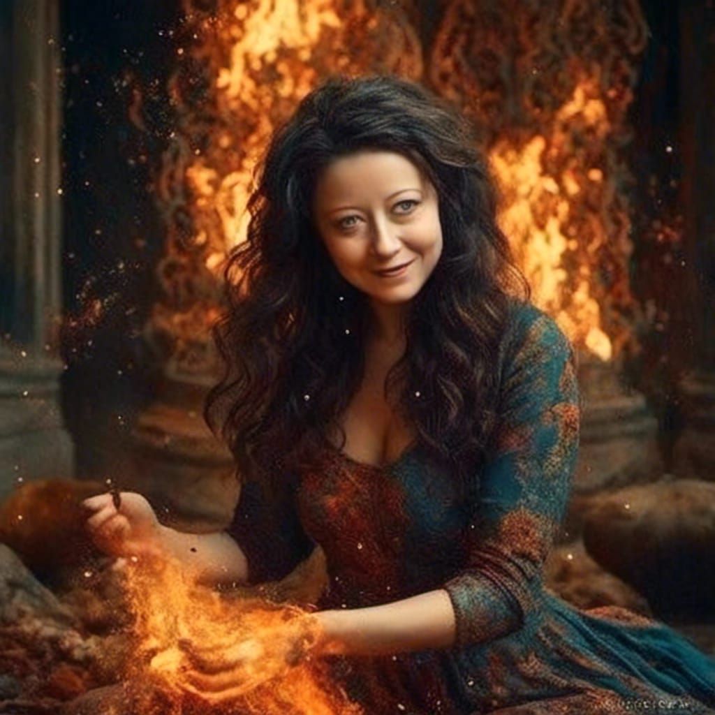 Person Creating Fire With Hands in Professional Photo
