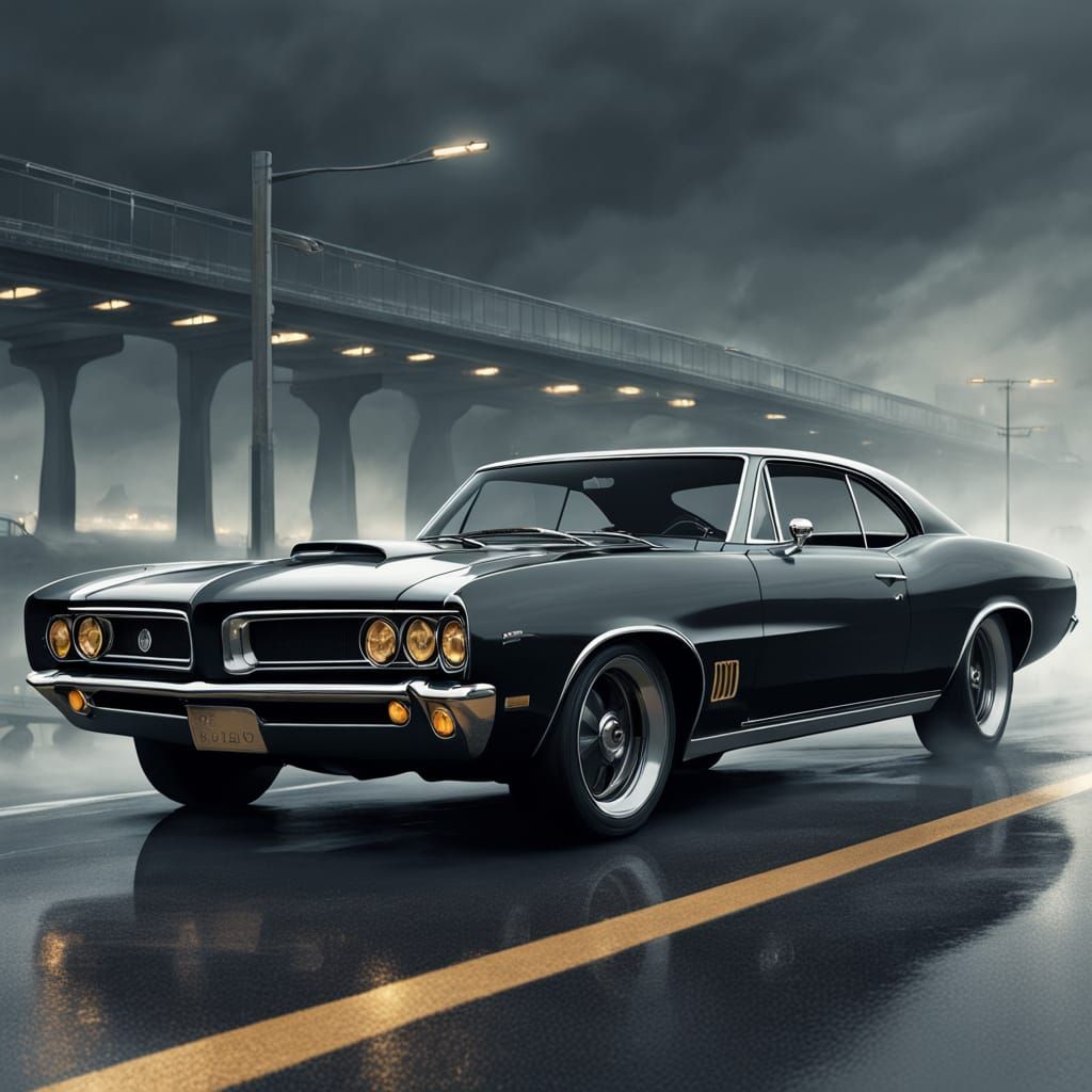 1960s GTO Concept Art on Retro Highway