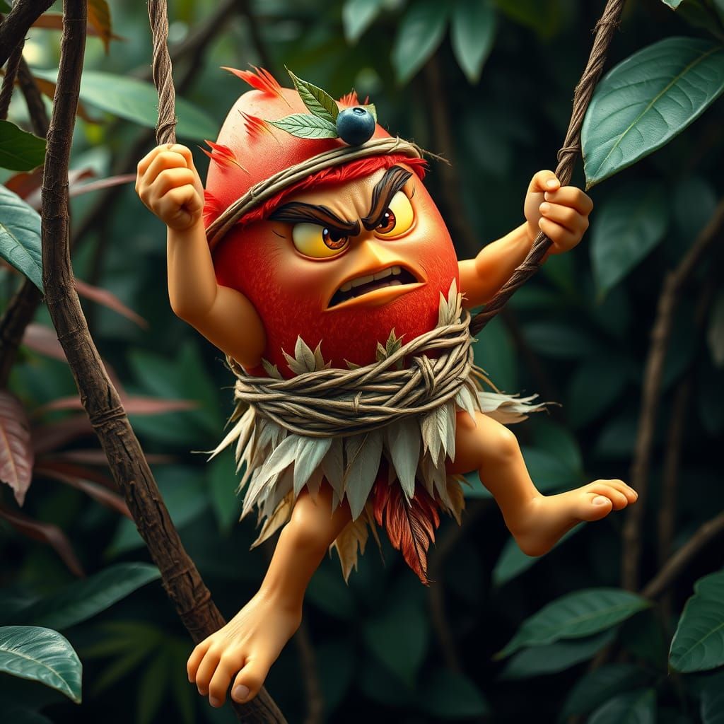 Angry "Tarzan" Egg